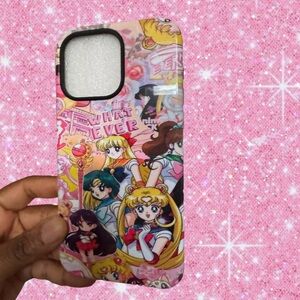 iPhone 15 pro max Sailor moon Anime Character Phone Case - Multicolor